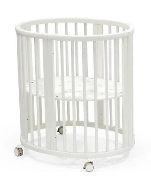 Stokke Evolutive Crib Sleepi Mini V3 - White - Beech Wood Cribs & Moses Baskets