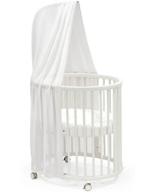 Stokke Evolutive Crib Sleepi Mini V3 - White - Beech Wood Cribs & Moses Baskets