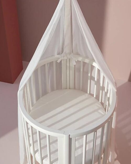 Stokke Evolutive Crib Sleepi Mini V3 - White - Beech Wood Cribs & Moses Baskets