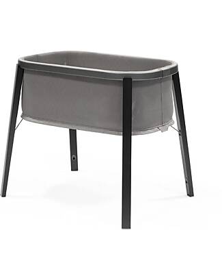 Stokke Evolutive Snoozi Crib - Graphite Grey Cribs & Moses Baskets