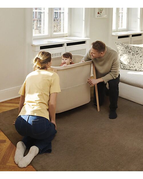 Stokke Evolutive Snoozi Crib - Sandi Beige Cribs & Moses Baskets