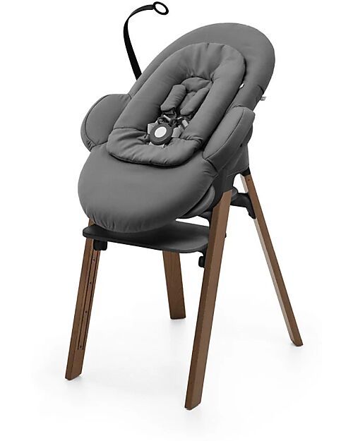 Stokke Evolutive Step Chair - Black - Golden Brown High Chairs