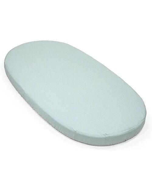 Stokke Fitted Sheet for Evolutive Bed Sleepi V3 - Dots Sage - 100% Cotton Bed Sheets and Pillow Cases