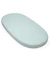 Stokke Fitted Sheet for Evolutive Bed Sleepi V3 - Dots Sage - 100% Cotton Bed Sheets and Pillow Cases