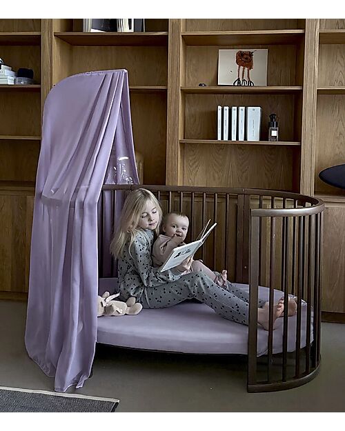 Stokke Fitted Sheet for Evolutive Bed Sleepi V3 - Lavander - 100% Cotton Bed Sheets and Pillow Cases