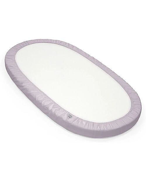 Stokke Fitted Sheet for Evolutive Bed Sleepi V3 - Lavander - 100% Cotton Bed Sheets and Pillow Cases
