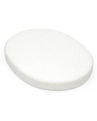 Stokke Fitted Sheet for Evolutive Crib Sleepi Mini - Fans Grey - 100% Cotton Cradle Bed Linen