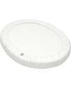 Stokke Fitted Sheet for Evolutive Crib Sleepi Mini - White - 100% Cotton Cradle Bed Linen