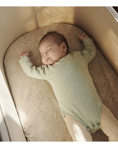 Stokke Fitted Sheet - For Evolutive Snoozi Crib - 2 Pack Cradle Bed Linen