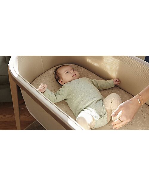 Stokke Fitted Sheet - For Evolutive Snoozi Crib - 2 Pack Cradle Bed Linen