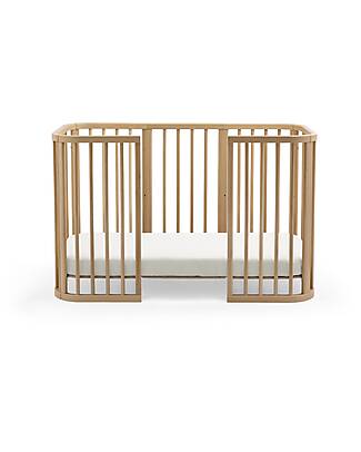 Stokke Fitted Sheet for Nighti Bed - White - Organic Cotton Bed Sheets and Pillow Cases