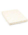 Stokke Fitted Sheet for Nighti Mini Crib - Sunset Yellow Map - Organic Cotton (OCS) Bed Sheets and Pillow Cases