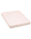 Stokke Fitted Sheet for Nighti Mini Crib - Wild Rose - Organic Cotton Bed Sheets and Pillow Cases