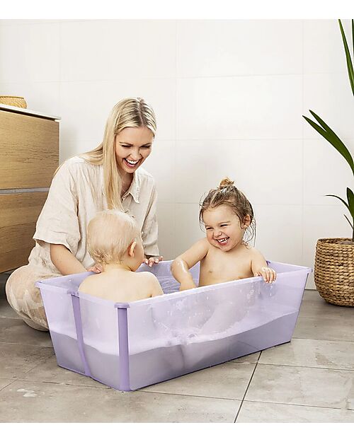 Stokke Flexi Bath X-Large Bathtub - Up to 6 Years - Lavanda Baby Bath Tubs and Accessories