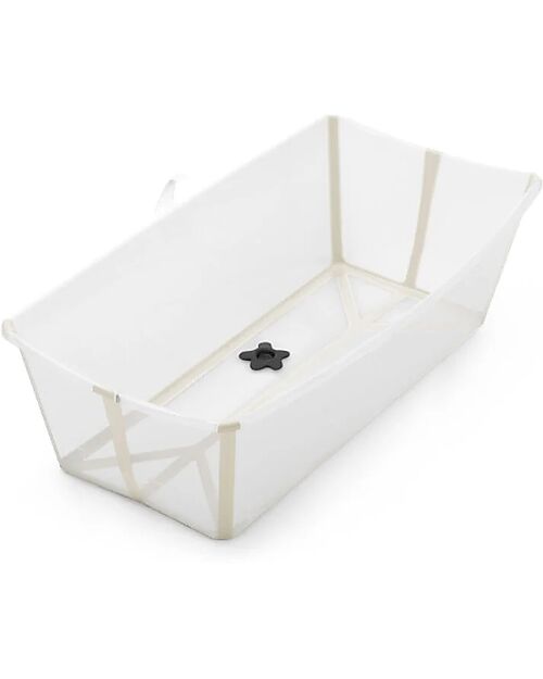 Stokke Flexi Bath X-Large Bathtub - Up to 6 Years - Sandy Beige Baby Bath Tubs and Accessories