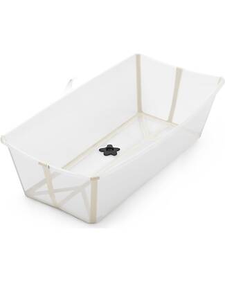 Stokke Flexi Bath X-Large Bathtub - Up to 6 Years - Sandy Beige Baby Bath Tubs and Accessories