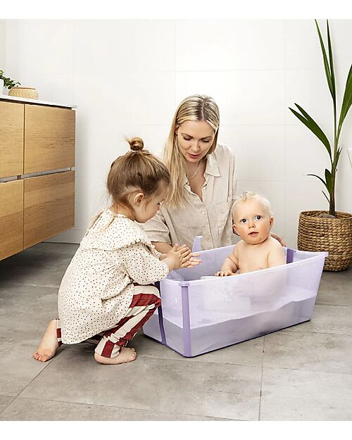 Stokke Foldable Bathtub- Flexi Bath - Lavanda Baby Bath Tubs and Accessories