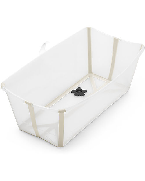 Stokke Foldable Bathtub- Flexi Bath - Sandy Beige Baby Bath Tubs and Accessories
