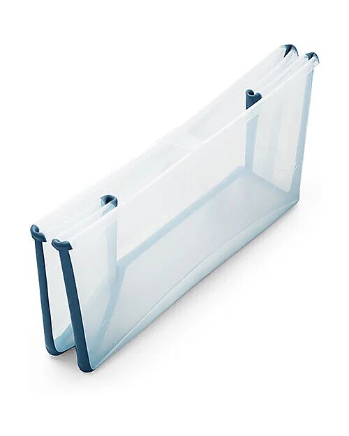 Stokke Foldable Bathtub - Flexi Bath - Transparent Blue Baby Bath Tubs and Accessories