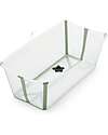Stokke Foldable Bathtub- Flexi Bath - Transparent Green Baby Bath Tubs and Accessories
