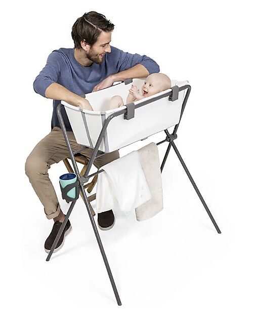 Stokke Foldable Bathtub - Flexi Bath - White Baby Bath Tubs and Accessories
