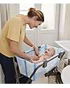 Stokke Foldable Bathtub with Support - For Newborn and Toddlers - Ocean Blue Baby Bath Tubs and Accessories