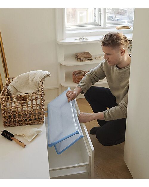 Stokke Foldable Bathtub with Support - For Newborn and Toddlers - Ocean Blue Baby Bath Tubs and Accessories