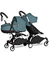 Stokke Frame for BABYZEN YOYO 2 Stroller - White - Includes basket, carry bag and strap! Lights Strollers