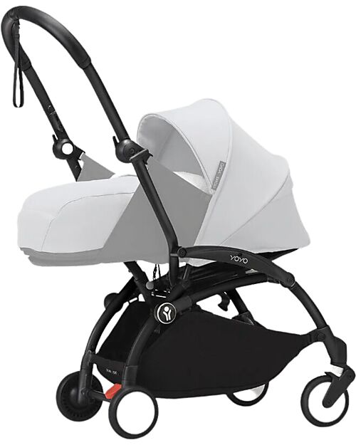 Stokke Frame for YOYO3 Stroller - Black - Includes basket and carry strap! Lights Strollers