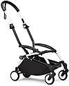 Stokke Frame for YOYO3 Stroller - White - Includes basket and carry strap! Lights Strollers