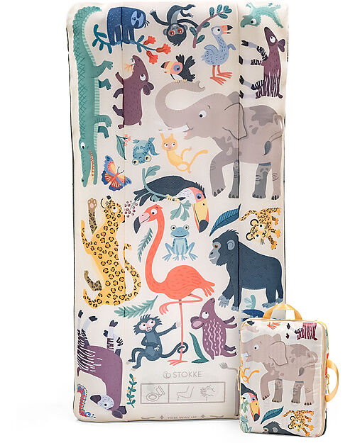 Stokke Inflatable Bed - JetKids Cloud Sleeper - For Toddlers - Animal Family Travel Cots