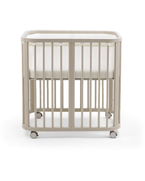Stokke Inner Mesh Liner for Nighti Mini Crib - White - Breathable 3D Mesh Bed Sheets and Pillow Cases