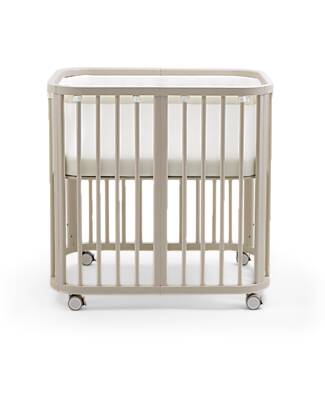 Stokke Inner Mesh Liner for Nighti Mini Crib - White - Breathable 3D Mesh Bed Sheets and Pillow Cases