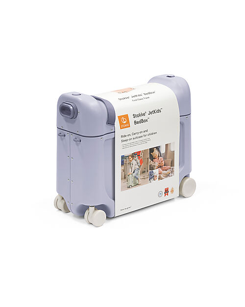 Stokke Jet Kids BedBox Ride-On Suitcase - Artic Blue Travel Bags