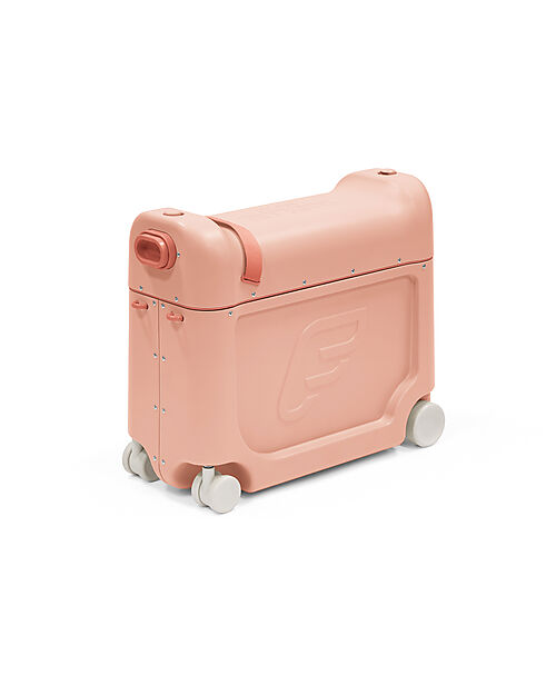 Stokke Jet Kids BedBox Ride-On Suitcase - Coral Pink Travel Bags
