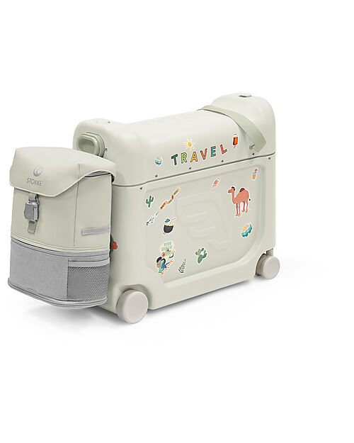 Stokke Jet Kids Ride-on Suitcase BedBox - Sea Green Travel Bags