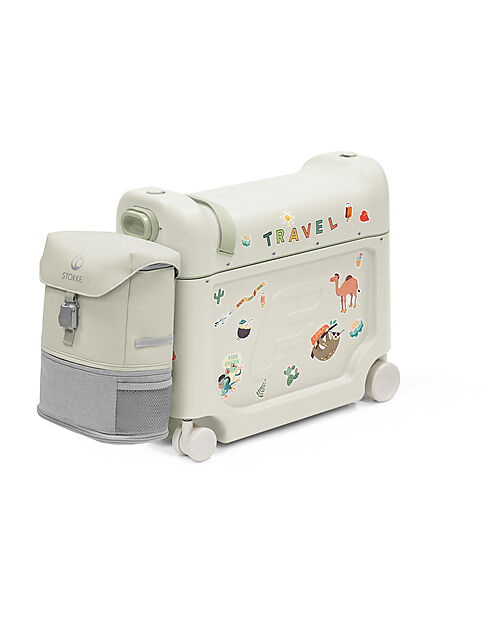 Stokke Jet Kids Ride-on Suitcase BedBox - Sea Green Travel Bags