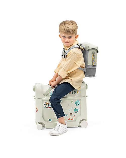 Stokke Jet Kids Ride-on Suitcase BedBox - Sea Green Travel Bags