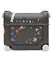Stokke JetKids Ride-On Suitcase + Expandable Backpack Travel Set - Midnight Grey Travel Bags