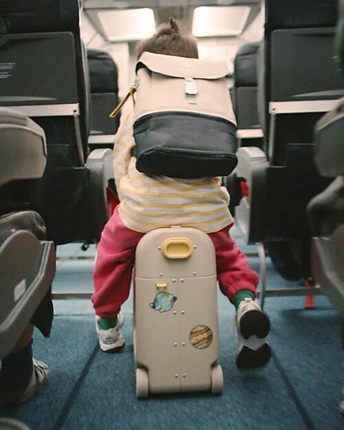 Stokke JetKids Travel Set Ride-On Suitcase + Expandable Backpack - Artic Blue Travel Bags