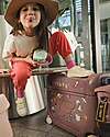 Stokke JetKids Travel Set Ride-On Suitcase + Expandable Backpack - Coral Pink Travel Bags