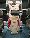 Stokke JetKids Travel Set Ride-On Suitcase + Expandable Backpack - Coral Pink Travel Bags