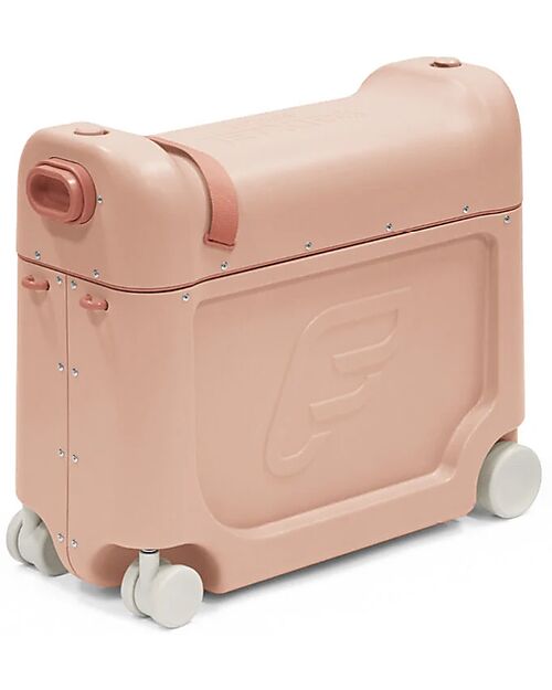 Stokke JetKids Travel Set Ride-On Suitcase + Expandable Backpack - Coral Pink Travel Bags