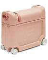 Stokke JetKids Travel Set Ride-On Suitcase + Expandable Backpack - Coral Pink Travel Bags