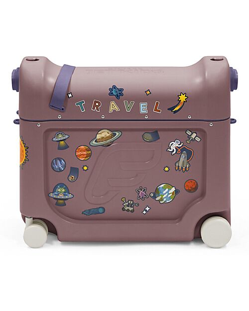 Stokke JetKids Travel Set Ride-On Suitcase + Expandable Backpack - Hazy Lilac Travel Bags