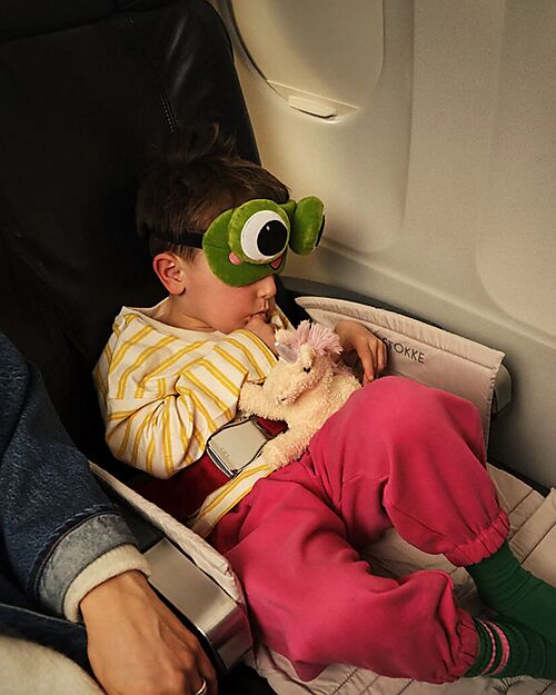 Stokke JetKids Travel Set Ride-on Suitcase + Expandable Backpack - Moonglow White Travel Bags