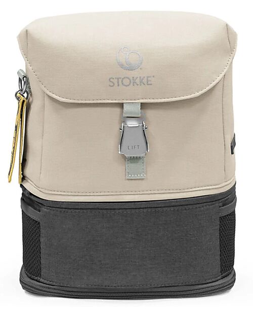 Stokke JetKids Travel Set Ride-on Suitcase + Expandable Backpack - Moonglow White Travel Bags