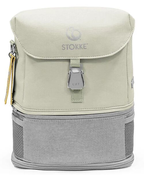 Stokke JetKids Travel Set Ride-on Suitcase + Expandable Backpack - Moonglow White Travel Bags