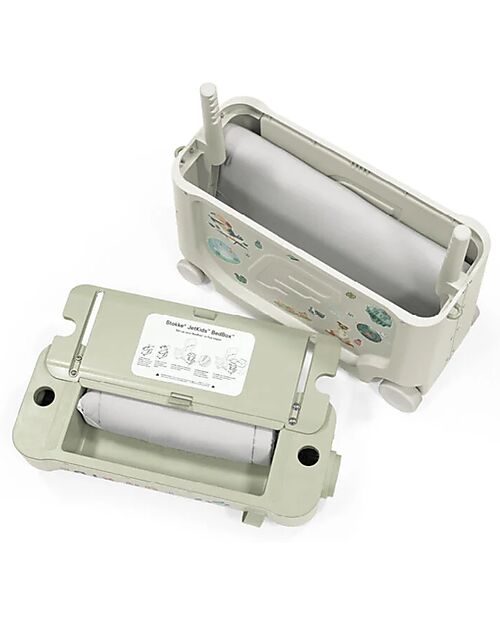 Stokke JetKids Travel Set Ride-on Suitcase + Expandable Backpack - Sea Green Travel Bags