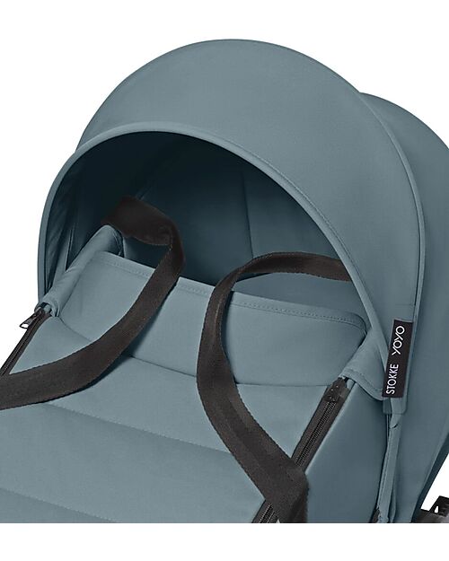 Stokke Newborn Carrycot 0+ - Aqua - for YOYO Stroller Pram Systems